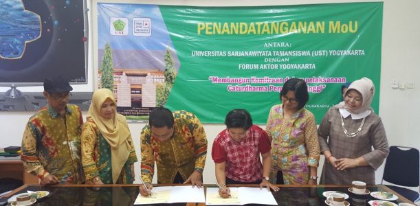 MoU FKIP UST dengan Forum Aktor Yogyakarta
